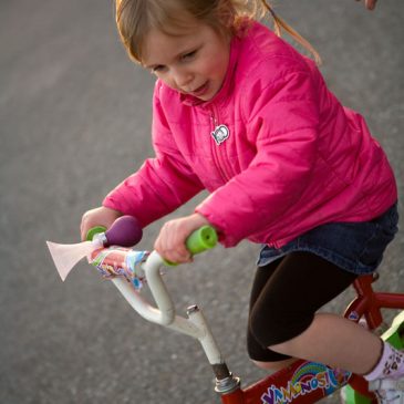 Evening with my little cyclists