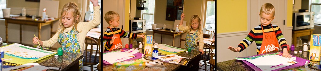 kids painting