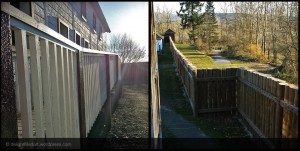 Fort Langley railing and wall