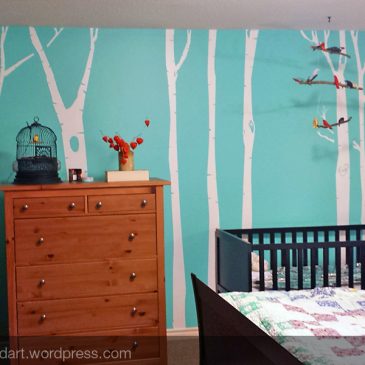 Woodland nursery part 2: Forest Wall