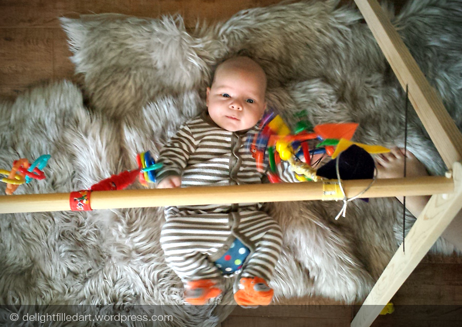 DIY baby gym