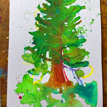Tree watercolour