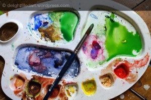 watercolour pallette