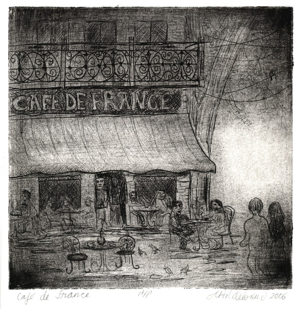 CAFE DE FRANCE PRINT