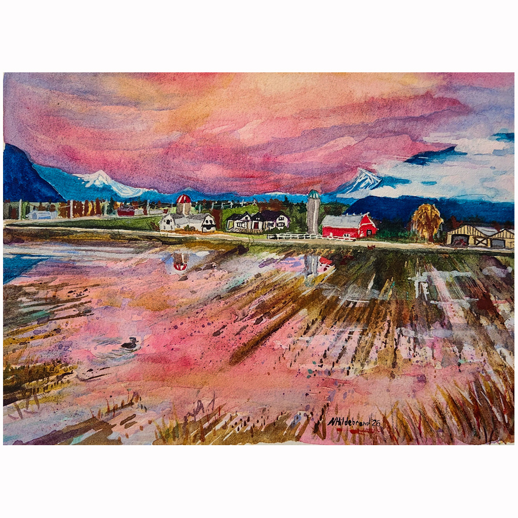 Sumas Prairie (Lake) Sunset II