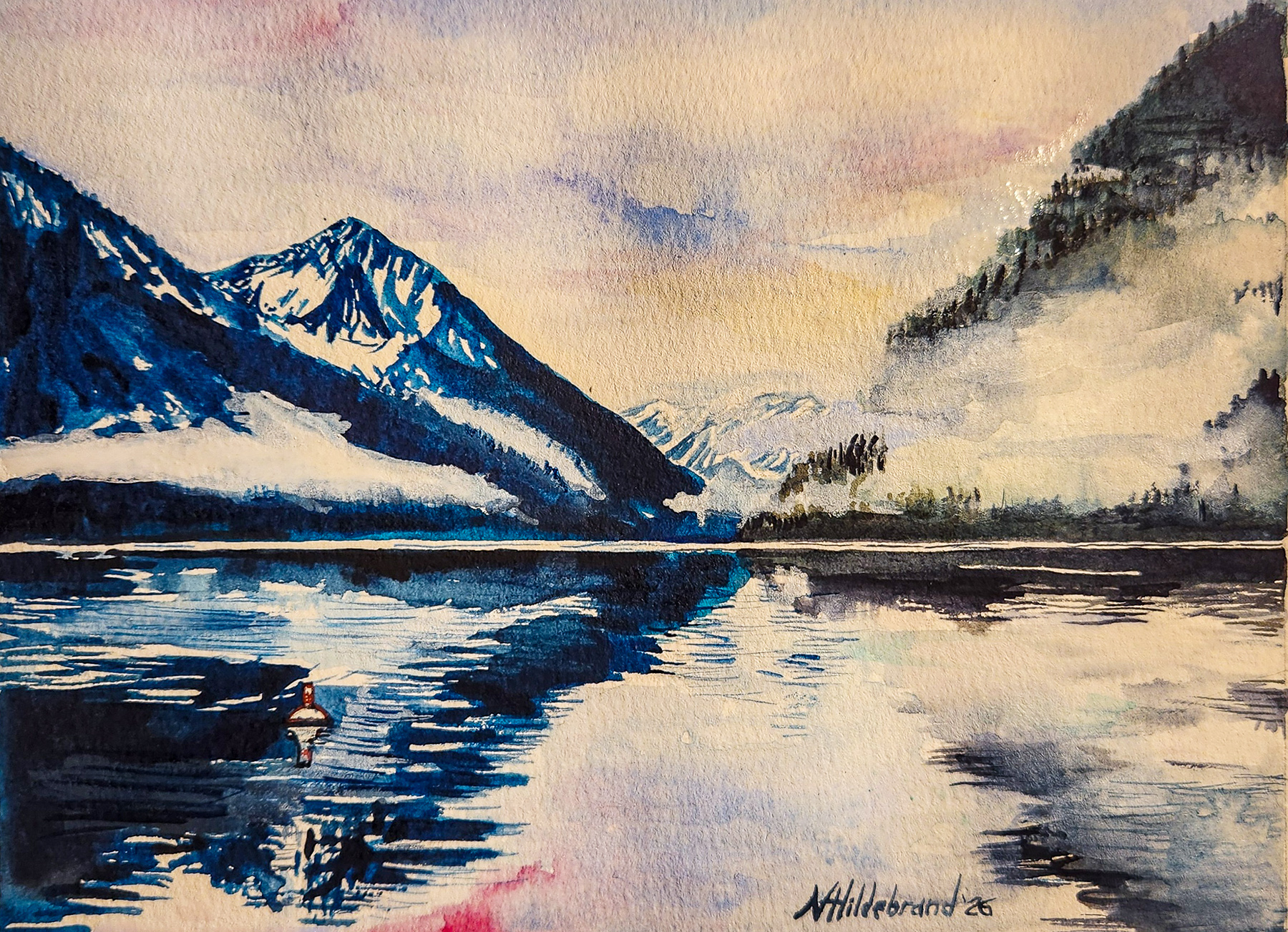 Chilliwack Lake in January