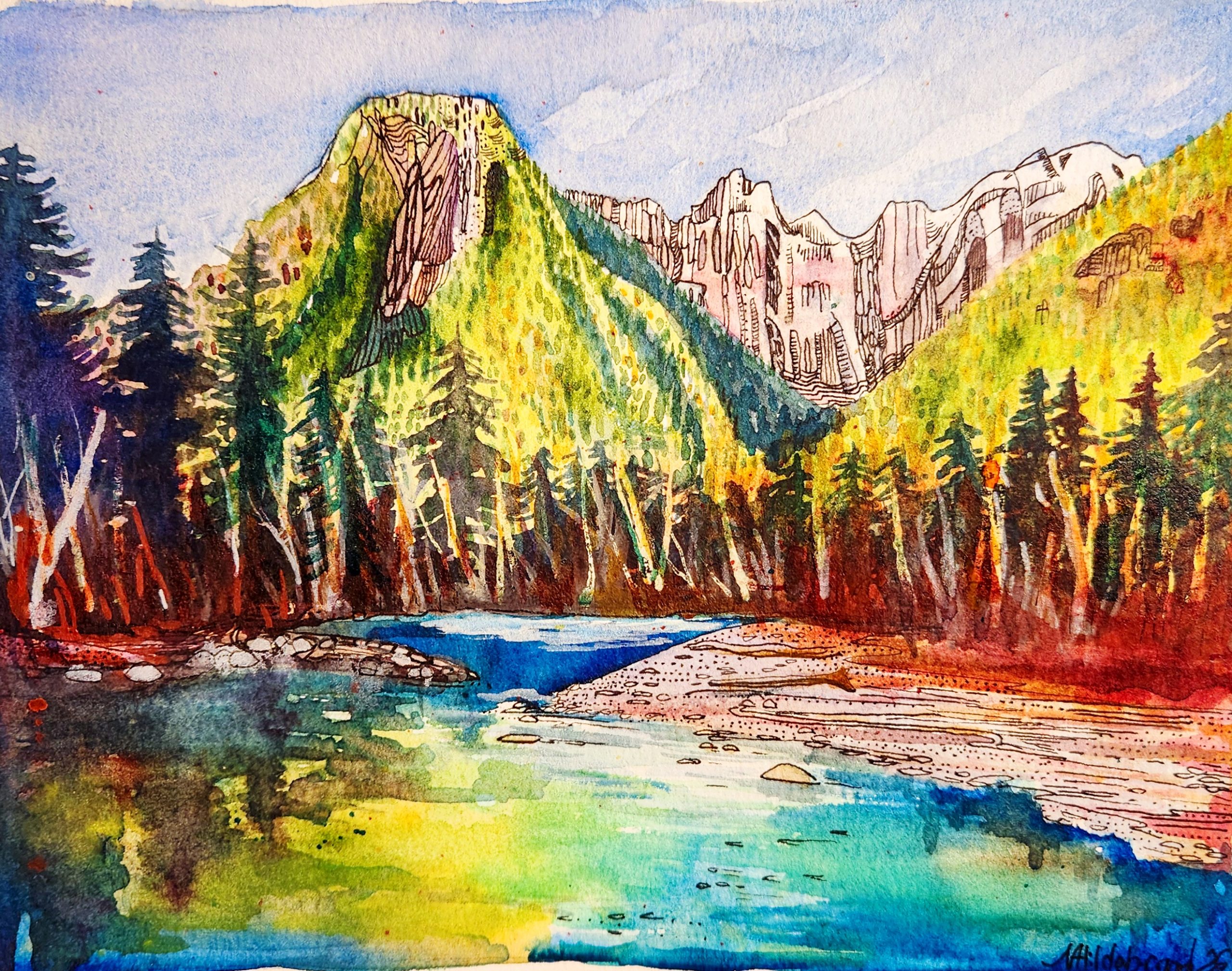 Gold Creek trail